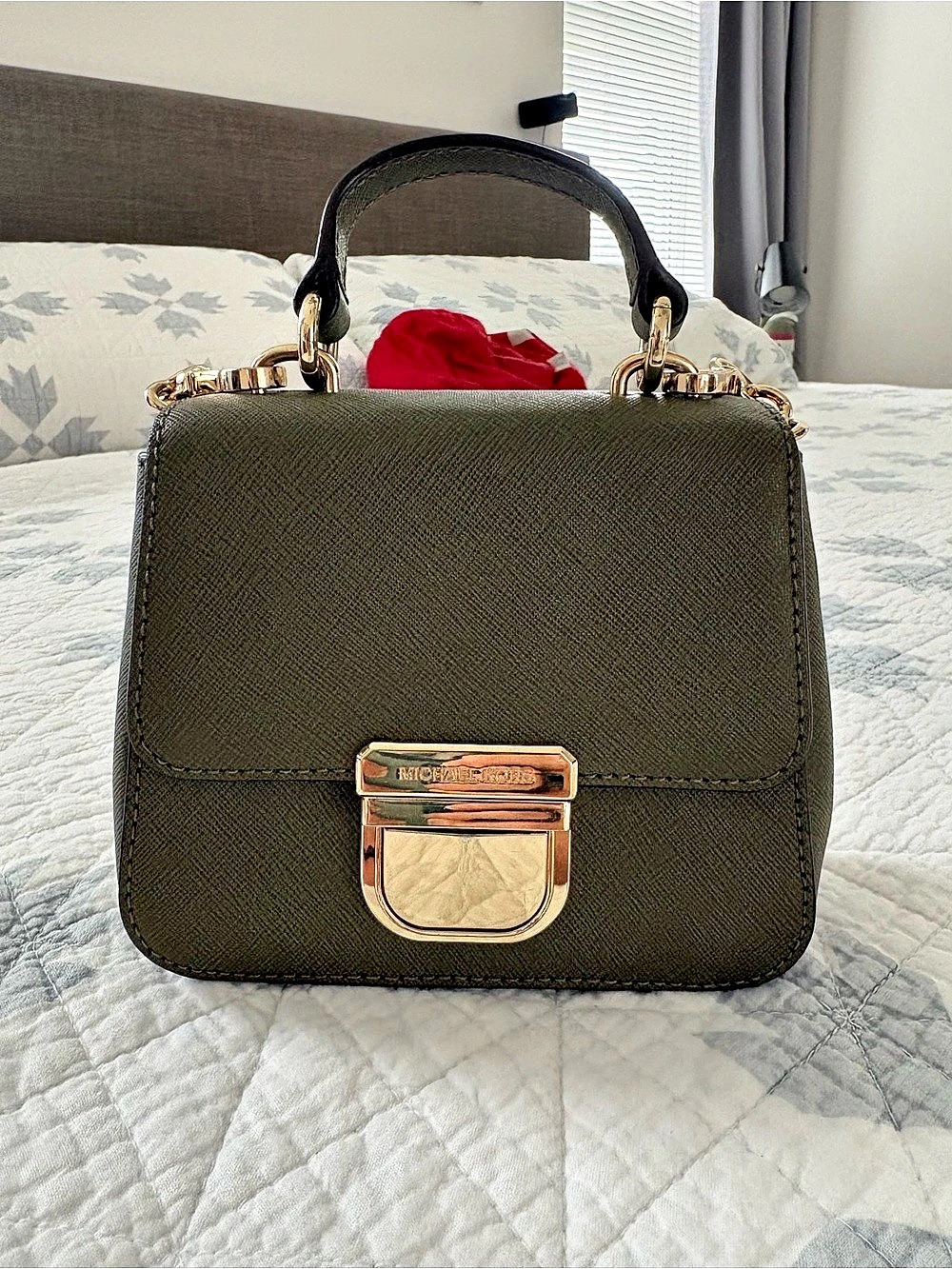 Michael Kors Bridgette Mini TH Leather Crossbody Bag
